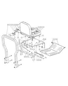 Part Location Diagram of 02005147 MTD Seat Latch Bracket